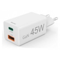 CARGADOR DE PARED HAMA 45W 1xUSB-C PD 1xUSB-A