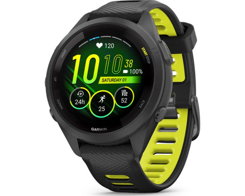Garmin Forerunner 265S 2,79 cm (1.1") AMOLED 42 mm Digital 360 x 360 Pixeles Pantalla t&Atilde;&iexcl;ctil Negro, Gris Wifi GPS (sat&Atilde;&copy;lite)