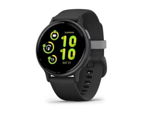 Garmin Vivoactive 5 3,05 cm (1.2") AMOLED Digital 390 x 390 Pixeles Pantalla tÃ¡ctil Negro Wifi GPS (satÃ©lite)