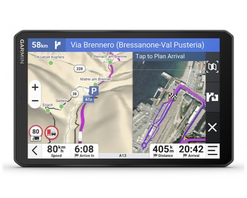Garmin dezl LGV820 navegador Fijo 20,3 cm (8") TFT Pantalla t&Atilde;&iexcl;ctil 405 g Negro