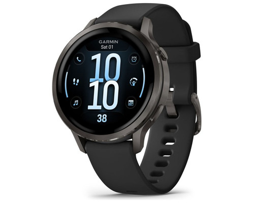 Garmin Venu 4 3,05 cm (1.2") AMOLED 41 mm Digital 390 x 390 Pixeles Pantalla t&Atilde;&iexcl;ctil Negro Wifi GPS (sat&Atilde;&copy;lite)
