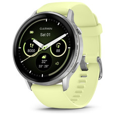 Garmin Venu 010-03014-02 Relojes inteligentes y deportivos 3,56 cm (1.4") AMOLED 45 mm Digital 454 x 454 Pixeles Pantalla t&Atilde;&iexcl;ctil Plata Wifi GPS (sat&Atilde;&copy;lite)