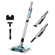 Cecotec 08403 aspiradora de pie y escoba elÃ©ctrica 2-in-1 stick vacuum BaterÃ­a Secar Sin bolsa Negro, Azul, Acero inoxidable