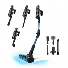 Cecotec Rockstar 3500 Storm Flex Animal Conga Aspiradora escoba 2 en 1 BaterÃ­a Secar Sin bolsa 500 W Negro, Azul 2,5 Ah