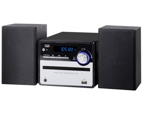 Trevi HCX 10F6 Minicadena de mÃºsica para uso domÃ©stico 20 W Negro, Plata