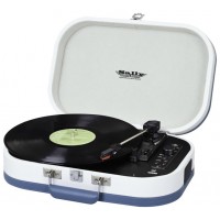 Trevi TT 1020 BT Tocadiscos de tracciÃ³n directa Azul, Blanco SemiautomÃ¡tico