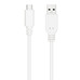 Nanocable Cable USB 2.0 3A USB-C-M/M 2M Blanco