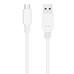 Nanocable Cable USB 2.0 3A USB-C-M/M 3M Blanco