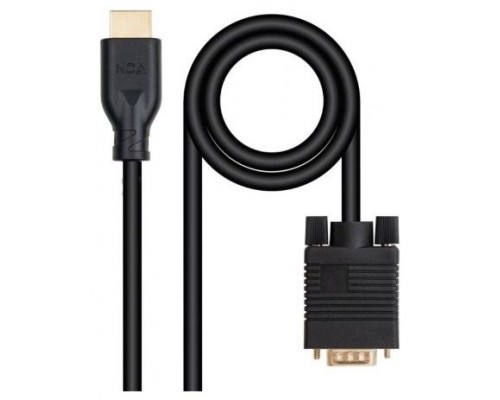 Nanocable Cable Conversor VGA a HDMI M-M 1,8 m