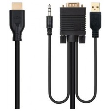 Nanocable Conversor VGA+Audio a HDMI M-M 1,8 m