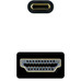 Nanocable Conversor USB-C/HDMI Negro, 5 m