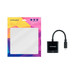Nanocable Conversor USB-C/M a HDMI/H Negro 15cm
