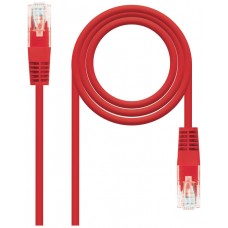 Nanocable Latiguillo RJ45 CAT.6 UTP Rojo, 3.0 M