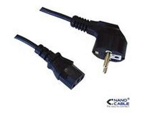 Nanocable Cable alim. CPU, CEE7/M-C13/H, negro, 5m Nanocable Cable alim. CPU, CEE7/M-C13/H, negro, 5m