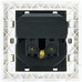 Nanocable Base de enchufe pared schuko+2USB 2.4A