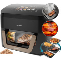 Cecotec Cecofry&Grill Smokin" 11000 Plus Sencillo 11 L Independiente 2900 W Freidora de aire caliente Negro