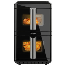 Cecotec Cecofry DuoLevel 12000 Window Doble 12 L Independiente 2900 W Freidora de aire caliente Negro Cecotec Cecofry DuoLevel 12000 Window Doble 12 L Independiente 2900 W Freidora de aire caliente Negro