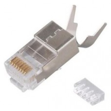 KIT 50 CONECTORES RJ45 EQUIP CATEGORIA 8.1 APANTALLADO