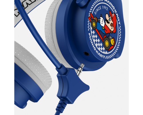 OTL Technologies Super Mario Nintendo Mariokart Auriculares AlÃ¡mbrico Diadema Juego Azul, Blanco