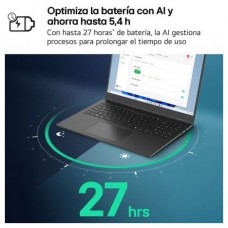 LG Gram 15Z80T-G.AU88B ordenador portatil AMD Ryzen AI 7 350 PortÃ¡til 39,6 cm (15.6") Full HD 32 GB LPDDR5x-SDRAM 1 TB SSD Wi-Fi 6E (802.11ax) Windows 11 Home EspaÃ±ol Negro
