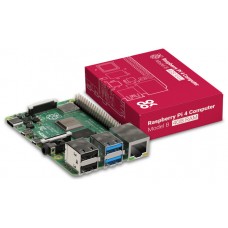 Carcasa raspberry pi 4 roja y
