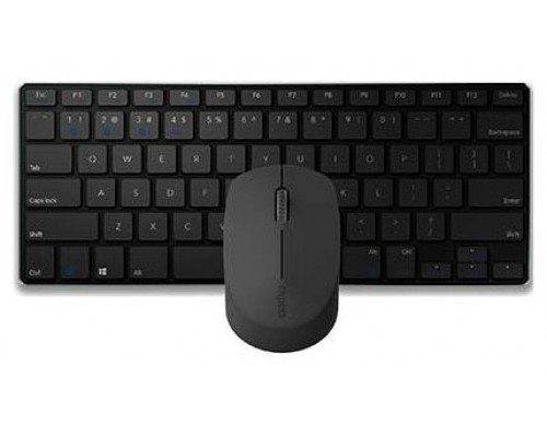 Teclado + raton rapoo 9000m negro