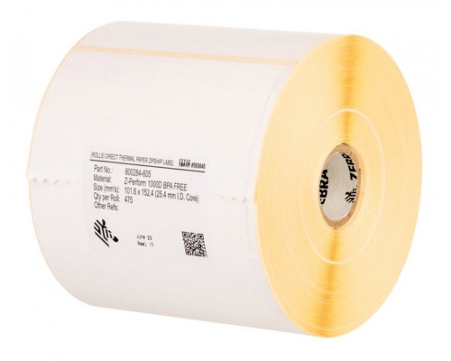 Zebra Z-Perform 1000T Blanco Etiqueta para impresora autoadhesiva