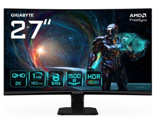 GIGABYTE GS27QCA LED display 68,6 cm (27") 2560 x 1440 Pixeles Quad HD Negro