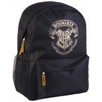 Mochila negra casual harry potter
