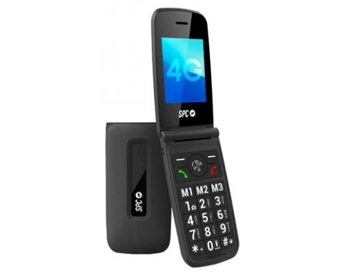 SPC 2342N Titan 4G Movil Senior 2.4" S.HELP Negro