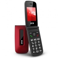 SPC 2342R Titan 4G Movil Senior 2.4" S.HELP Rojo