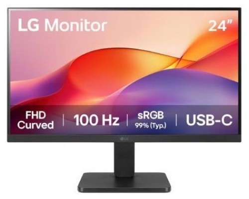LG 24U421A-B monitor 23.8" FHD 1xHDMI curvo