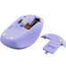 MOUSE TRUST WIRELESS Y BLUETOOTH YVI+ LILA 1600DPI