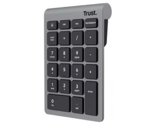 TECLADO NUMERICO TRUST XALAS SILVER WIRELESS 22 TECLAS