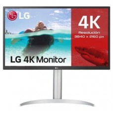 LG 27UP550P-W pantalla para PC 68,6 cm (27") 3840 x 2160 Pixeles 4K Ultra HD Plata, Blanco