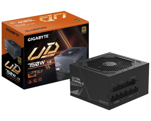 GIGABYTE UD750GM PG5 V2 unidad de fuente de alimentaciÃ³n 750 W 20+4 pin ATX Negro