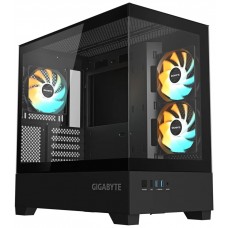 GIGABYTE C201 PANORAMIC Midi Tower Negro