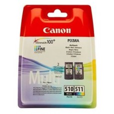 Cartucho canon pg - 510 cl - 511 + papel