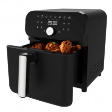 Cecotec Smokin" Duo 6000 Sencillo 6 L Independiente 2000 W Freidora de aire caliente Negro