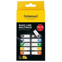 Intenso Basic Line Multipack Lápiz USB 2.0 8GB 10u