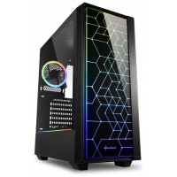 Sharkoon RGB LIT 100 Midi Tower Negro