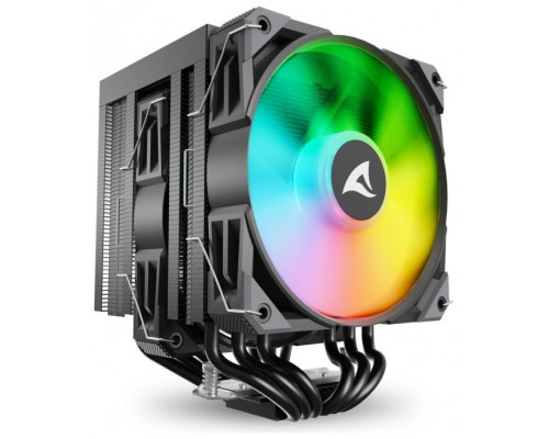 Sharkoon A60 RGB Procesador Refrigerador de aire 12 cm Negro 1 pieza(s)