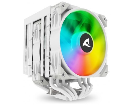 Sharkoon A60 RGB Procesador Refrigerador de aire 12 cm Blanco 1 pieza(s)