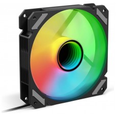 Sharkoon SHARK Mirror PWM RGB Carcasa del ordenador Ventilador 12 cm Negro 1 pieza(s)