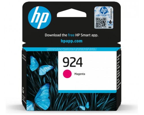 HP 924 Magenta Original Ink Cartridge cartucho de tinta 1 pieza(s) Rendimiento estÃ¡ndar