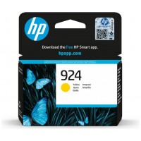 HP 924 Yellow Original Ink Cartridge cartucho de tinta 1 pieza(s) Rendimiento estÃ¡ndar