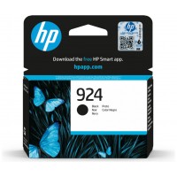 HP 924 Black Original Ink Cartridge cartucho de tinta 1 pieza(s) Rendimiento estÃ¡ndar