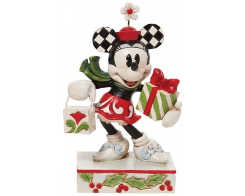 Figura enesco disney minnie regalos navidad