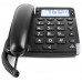 Telefono fijo doro magna black negro