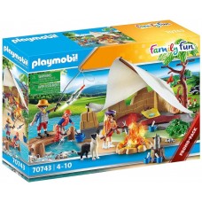Playmobil familia acampada